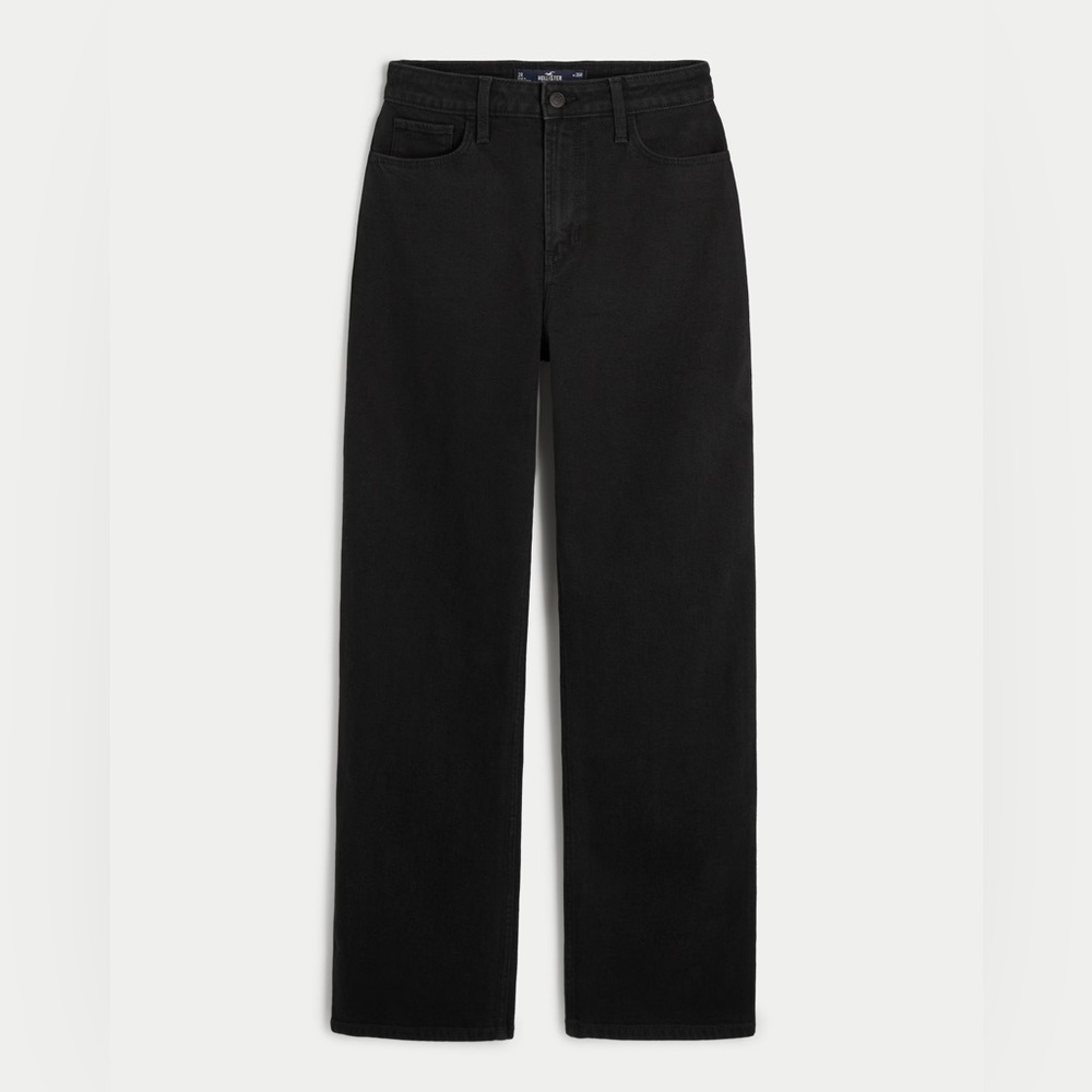 Hollister Ultra High-Rise Black Dad Jeans